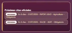 Pr&oacute;ximas citas oficiales de INFOVI y SILICIE